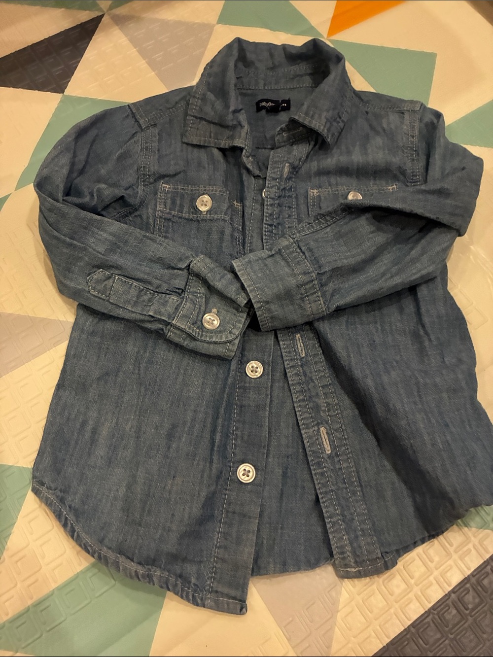 20/25$ 🧸 Kids' Lightweight Denim Shirt - Blue